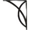 Ekena Millwork Miller Wrought Iron Bracket, (Triple center brace), Antiqued Silver 2"W x 10"D x 12"H BKTM02X10X12TMIASV - alternate 9